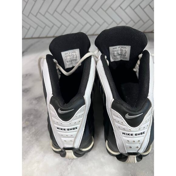 Vtg Nike Shox VC III Air Zoom Flight Men’s 8 White Black 313739-101 Basketball main image 8